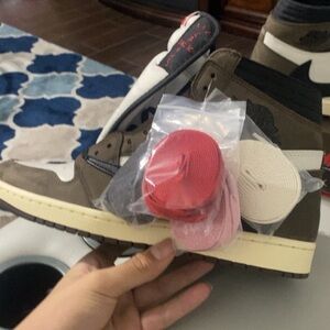 Jordan 1 Travis Scott dm my snap @hoezhatedon to buy ALL SIZES AVAILABLE